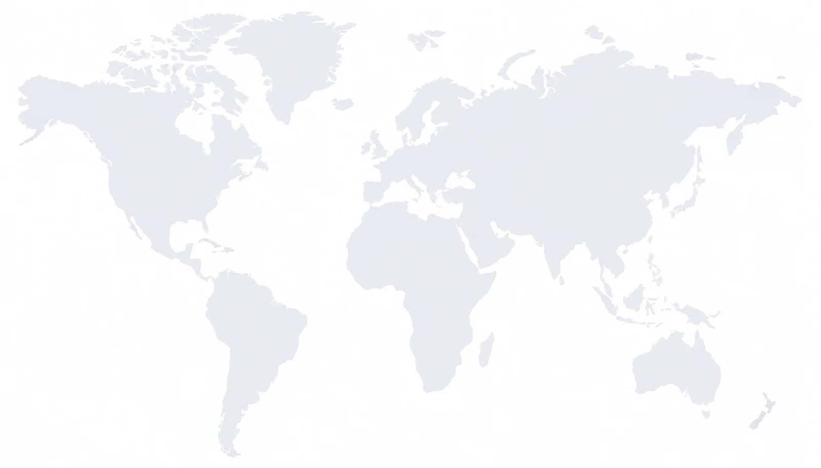 Mapa mundi com localizações dos data centers